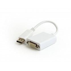 Adaptateur CableXpert DisplayPort vers DVI A-DPM-DVIF-03-W