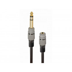 Adaptateur audio CableXpert 6.35 mm vers 3.5 mm A-63M35F-0.2M