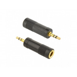 Adaptateur audio CableXpert 6.35mm vers 3.5mm A-6.35F-3.5M